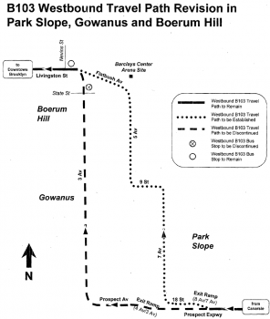 Q41 Bus Route Map 1/2012 Mta B.m.: Changes On B103, Q41, Bx5, Bx24 & 63 Bus Route Schedules